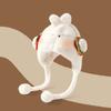 Penguin Winter Plush Hat Cartoon Hamburger Ear Protection Cap Skiing Bear Lei Feng Hat  Autumn