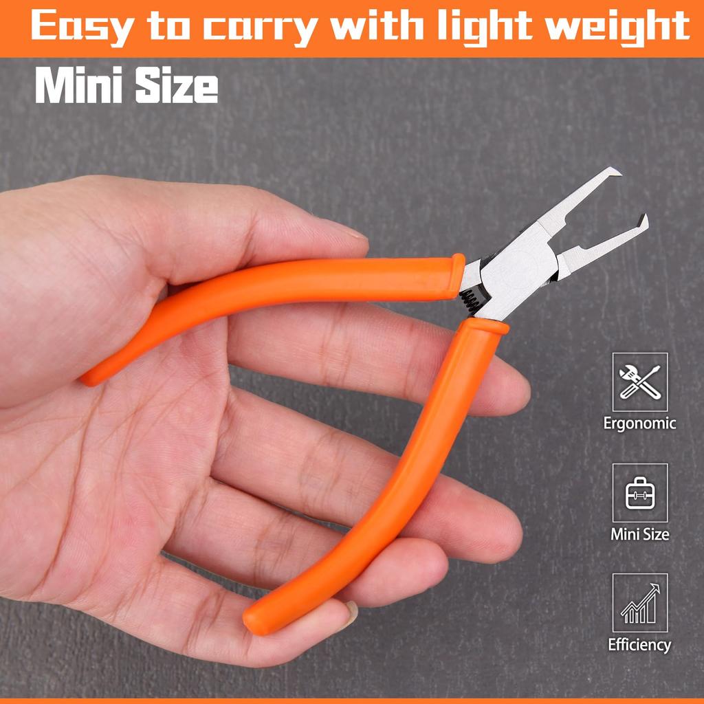 Пластиковые торцевые щипцы SPEEDWOX, торцевые щипцы 112 мм, маленькие режущие, прочные мини-щипцы для пластика, прямые лезвия, прецизионные торцевые щипцы с принтом