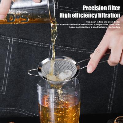 Коррозионностойкое ситечко для чая. Быстрая фильтрация. Практичный мини-ситечко для коктейля и чая с мелкой сеткой.