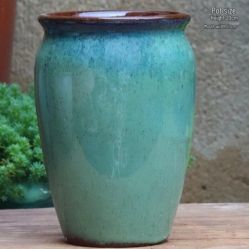 Специальное предложение: Высокий ретро-керамический цветочный горшок для суккулентов или зеленого редиса