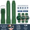 20 мм 21 мм 22 мм Мягкий силиконовый ремешок для часов IWC Pilot | Спортивный ремешок с быстрой заменой | Водонепроницаемый унисекс резиновый браслет на замену