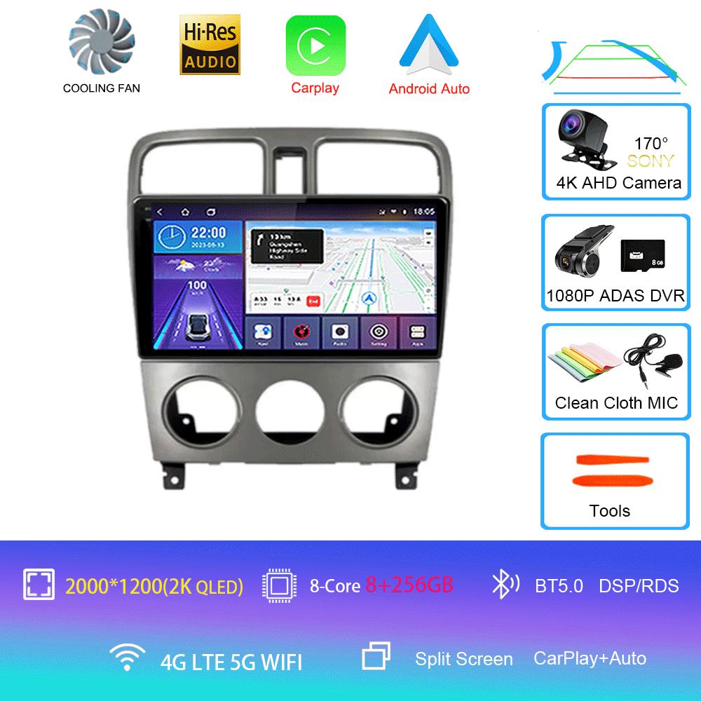 Для Subaru Forester SG 2004 - 2008 Автомобильное радио Android 14 Carplay Навигация GPS Мультимедийный проигрыватель 5GWiFi+4G стерео 2 DIN BT Авто