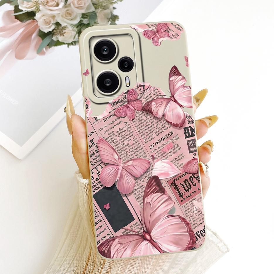 For Xiaomi Poco F5 Case Redmi Note 12 Turbo Cool Owl Dragon Painted Cover Soft TPU Phone Case For Xiaomi Poco F5 Pro PocoF5 Bags
