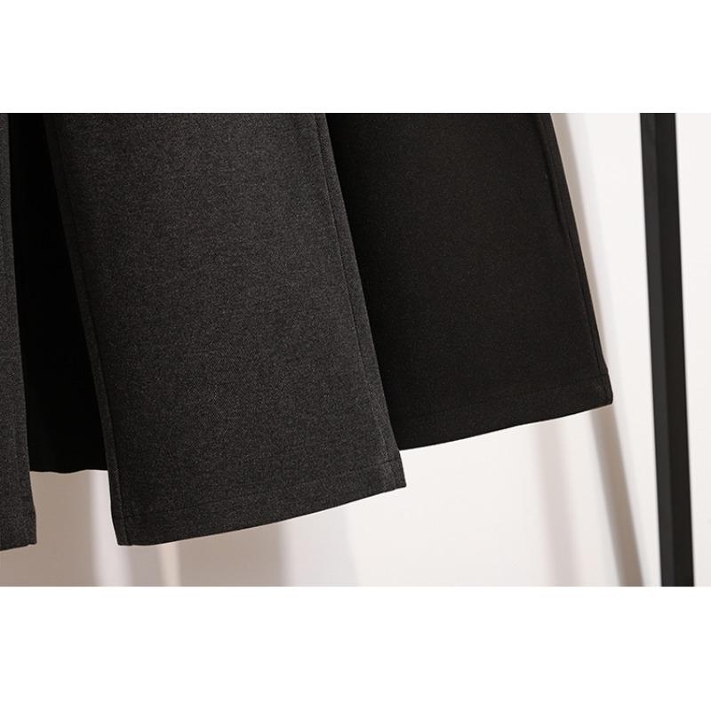 DIMANAF 2024 Большой размер Осень Зима Женские Новые Свободные Брюки Однотонные Брюки-галифе С Высокой Посадкой Базовые Повседневные Брюки Длинные Брюки