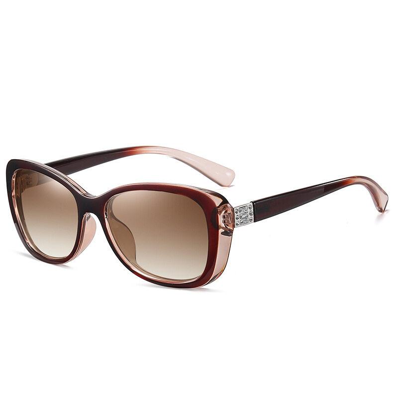 Fashion Polarized Sunglasses Plastic Frame Ladies Sunscreen UV400 Glasses Outdoor Fishing Sun Glasses