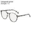 Новые унисекс очки с круглыми оправами с леопардовым принтом, защищающие от синего света и излучения, очки для близорукости, оптические очки -1.0~-4.0