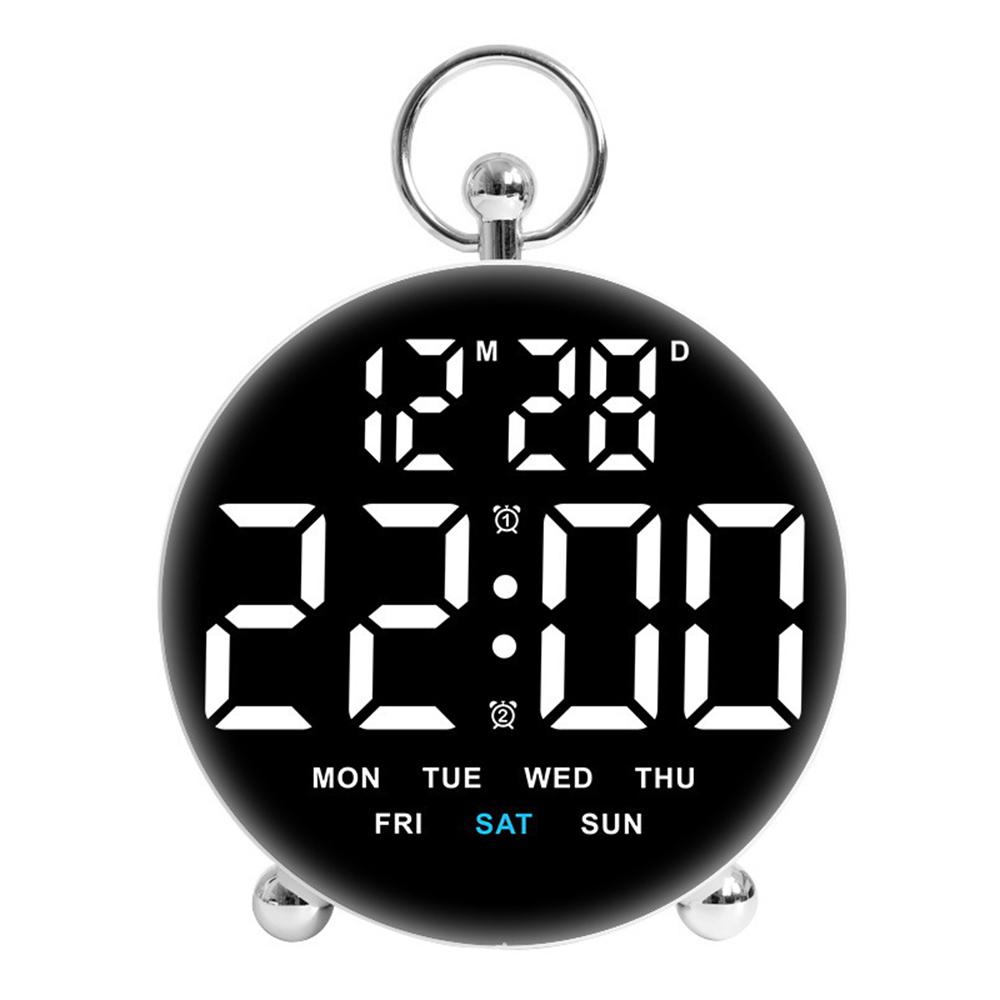 8029 LED Digital Alarm Clock Multi Function Students Electronic Desk Clock with Large Display