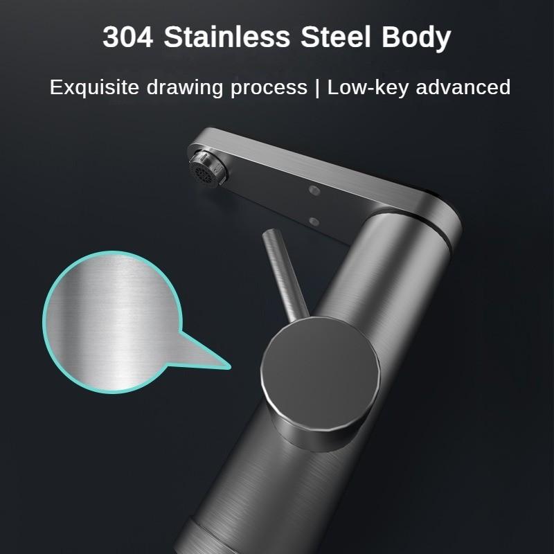 3400W Stainless Steel Instant Heating Faucet In The Bathroom Digital Display Electric Faucet Cold and Hot Dual-purpose Ceramic Valve Core Faucet