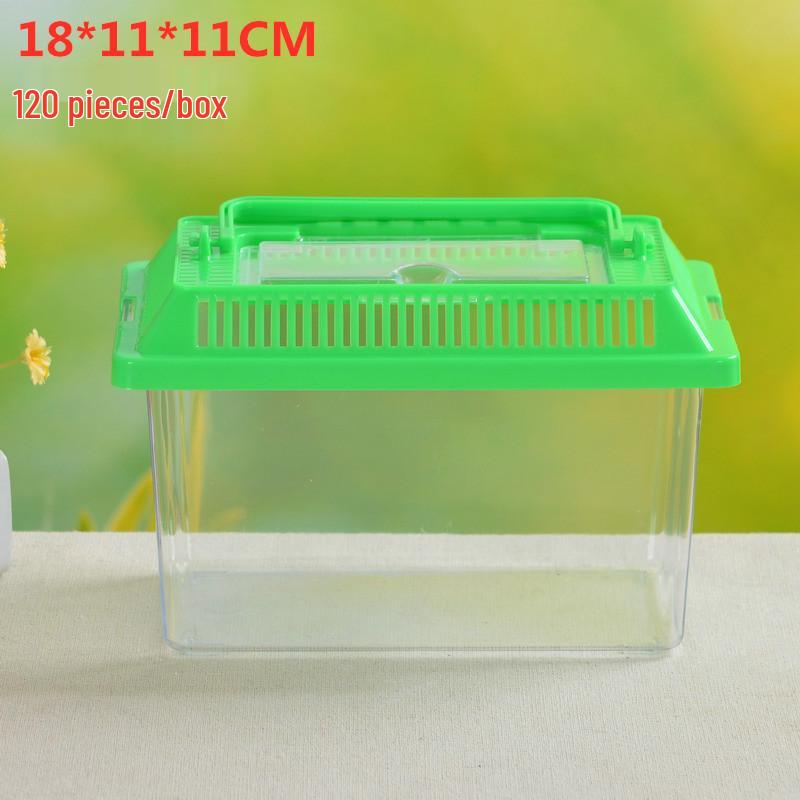 Прозрачный ручной бокс для разведения питомцев - Большой, Средний и Маленький размеры для Черепах, Золотых рыбок или Хомяков.