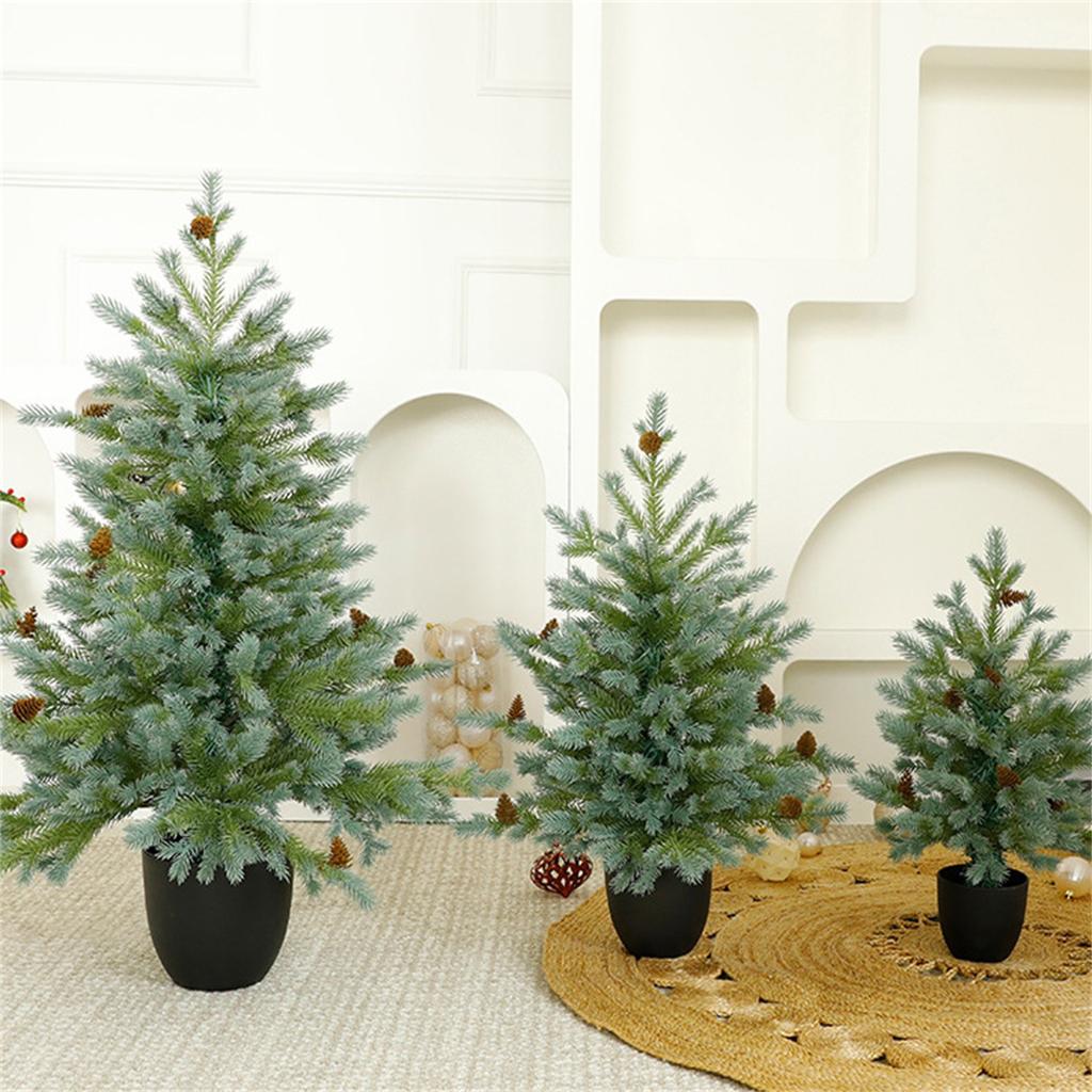 Рождественская елка из полиэтилена, украшение дома, витрина, рождественские украшения, макет сцены с рождественской атмосферой  (45/60/90см)