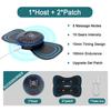 Electric EMS Neck Massager Mini Cervical Back Muscle Pain Relief Patch Stimulator Massageador Mat Portable Gel Pad Stickers Slim