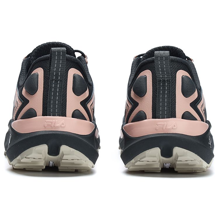 Fila Lynx Уличная ткань ТПУ Износостойкие Низкие Кроссовки для трейлраннинга Женские кроссовки Розовый Черный A12W311208FDP