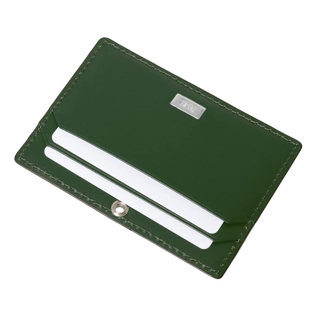 ID Card Case ID Card Holder Name Holder Pass Case Genuine Leather 729628 Panama Card Case Card Holder Name Tag Holder Employee ID Reel Cowhide Italian