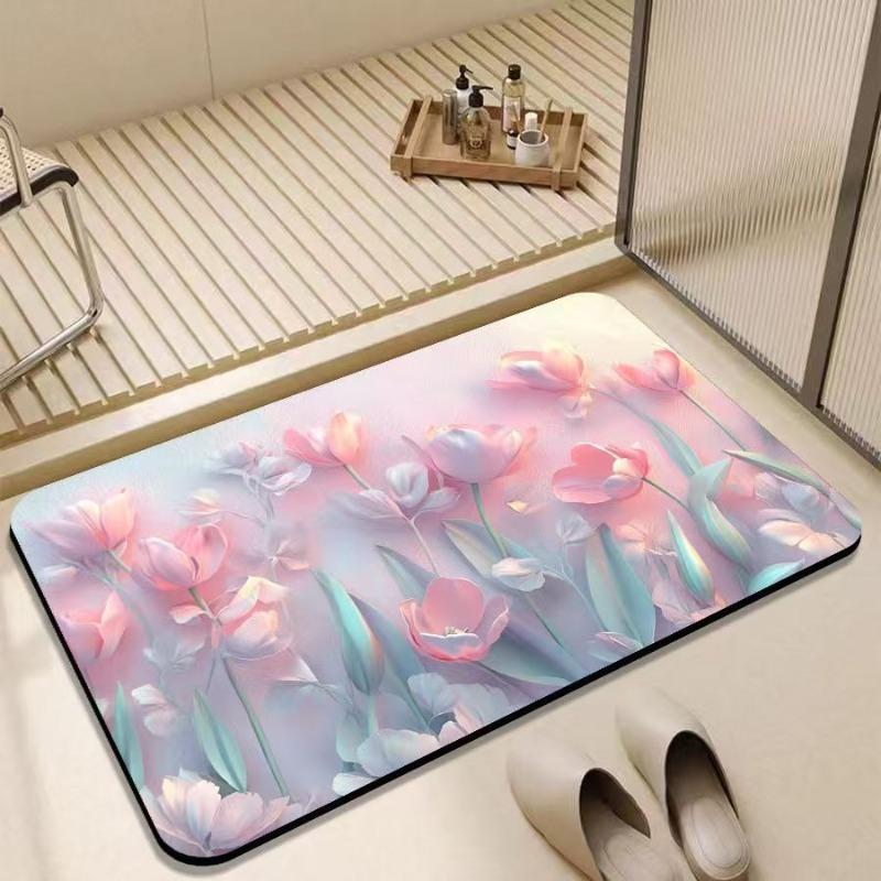 Bathroom absorbent diatom mud toilet doormat toilet toilet floor mat toilet carpet