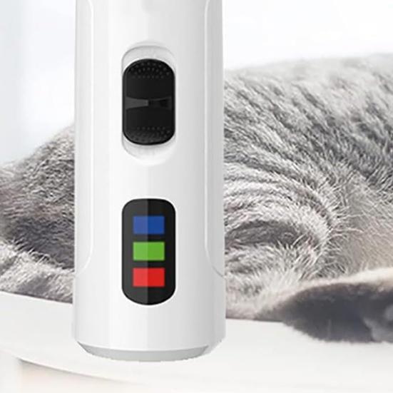 Cordless Pet Nail Grinder USB Rechargeable Electric Dog Nail Trimmer Ultra-Silent Paws Grooming Tool for Small Medium Large Dogs Cats