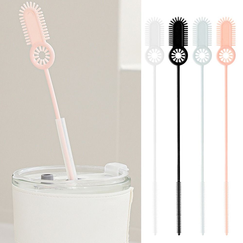 2Pcs Household Straw Cleaning Brush Long Gap Brush New Drinking Straw Cleaner Brush  Kitchen Gadgets