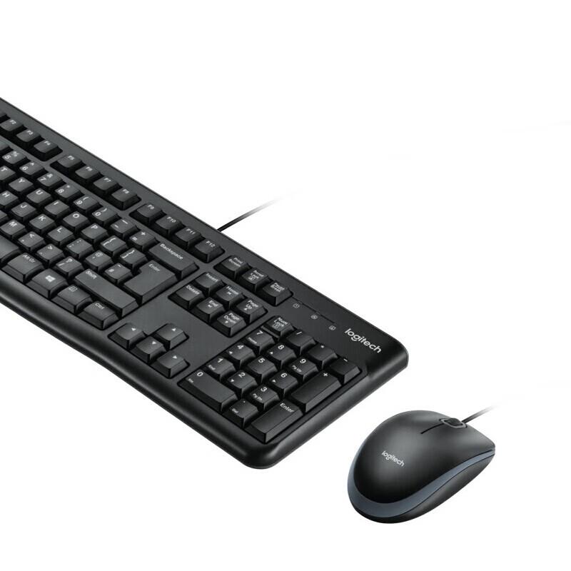 Logitech Проводной набор клавиатуры и мыши MK120
