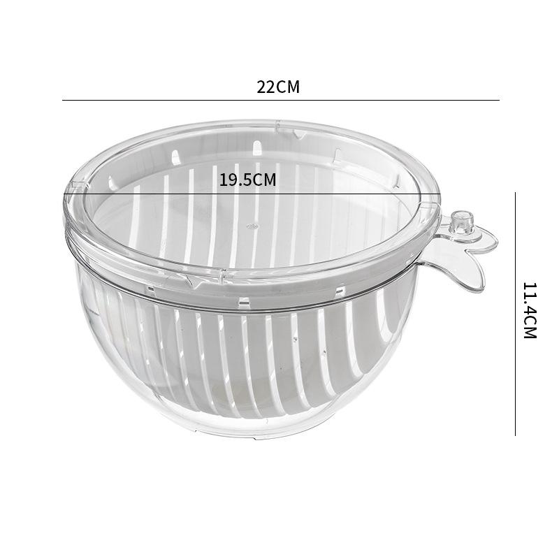 Multifunctional Internet celebrity drain basket can cut vegetables Home kitchen wash Poon choi Water basket Plastic vegetable fruit plate