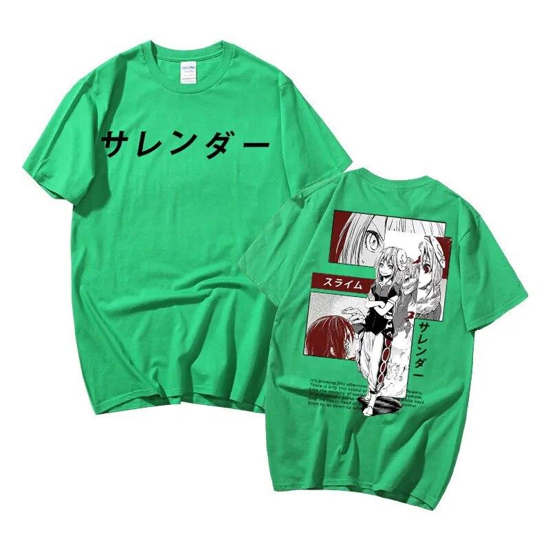 That Time I Got Reincarnated As A Slime Tshirt Anime Unisex Women T-shirt Short-sleeved Rimuru Tempest Unisexga Graphic T Shirt Male