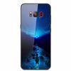 Стеклянная задняя крышка для чехла телефона Samsung S8 Plus, S8Plus, жесткий чехол из закаленного стекла для Samsung Galaxy S8 Plus, S 8, мягкий край