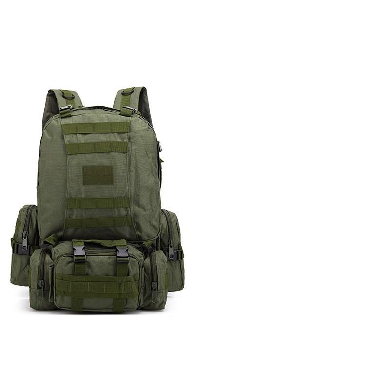 Camouflage tactical bag combination heavy-duty hiking bag large capacity outdoor hiking and fitness backpack sports backpack