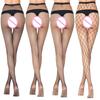 Women Long Sexy Hollow Out Fishnet Stockings Pantyhose Black High Waist Stocking Tights Panty Fishnet Lingerie High Quality