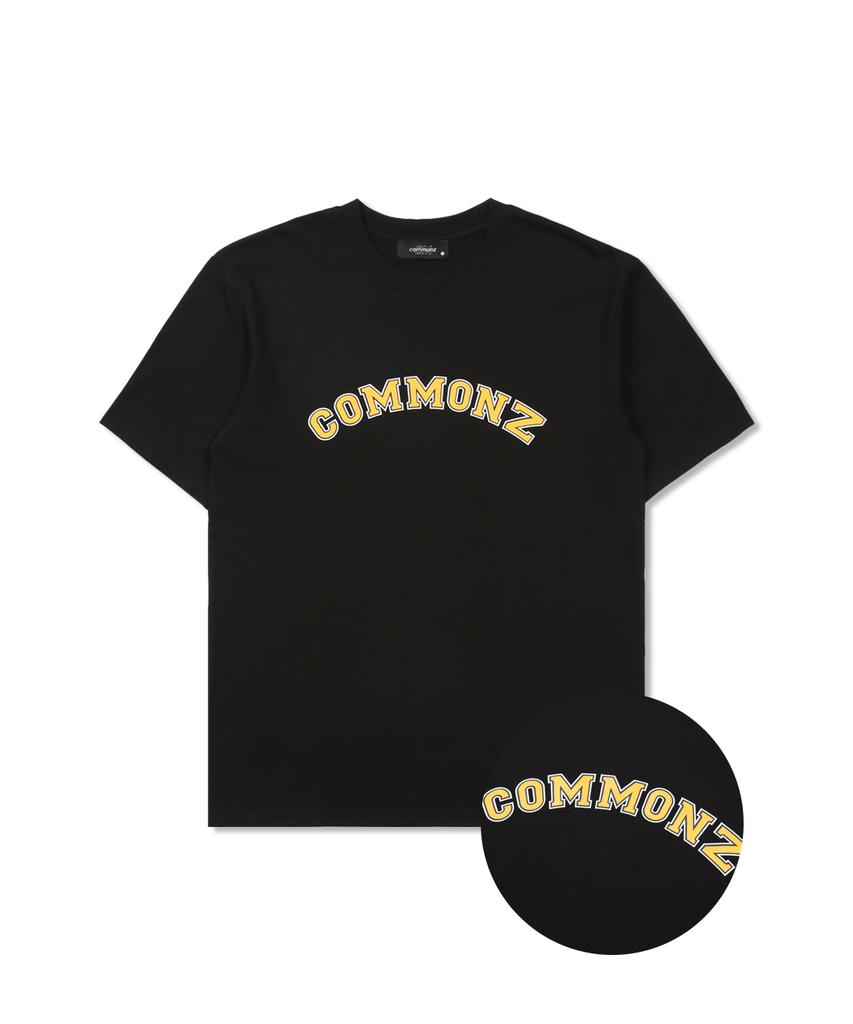 Футболка COMMONZ с логотипом-аркой_Черная