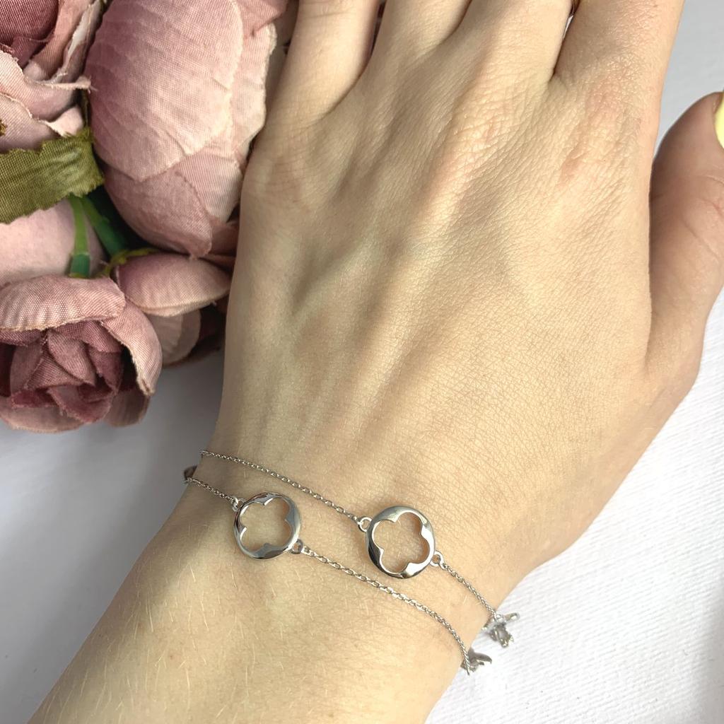 Серебряный браслет без камней (2085461)