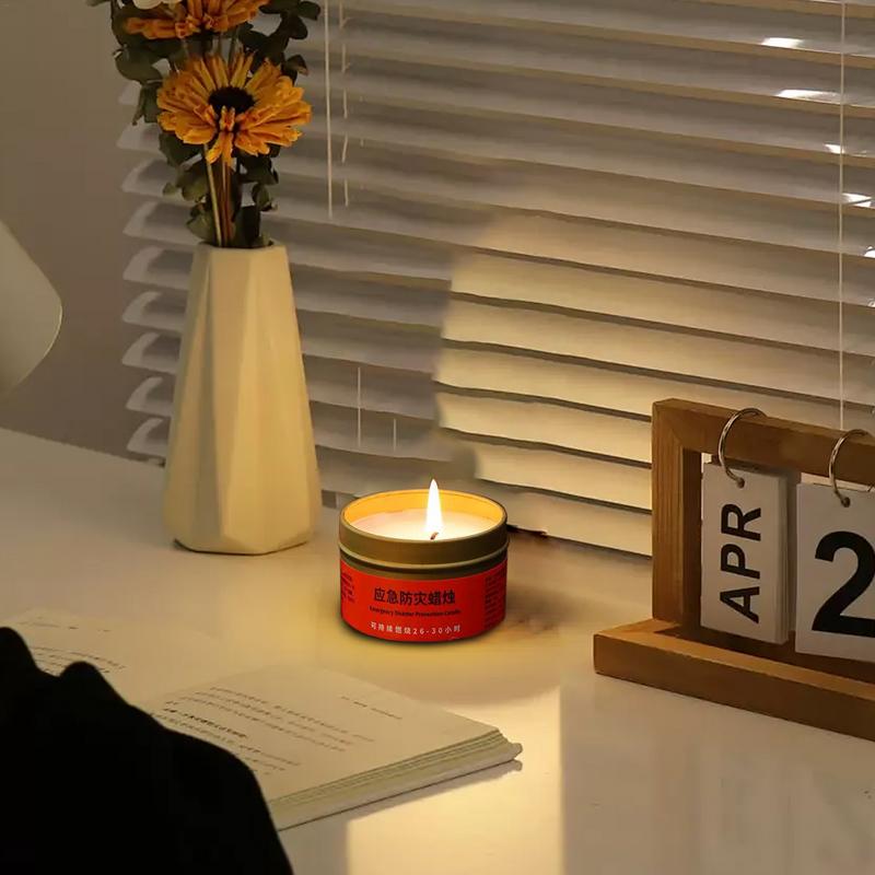 Windproof Candles 30 Hour Light Long Lasting Survival Candle Safe Emergency Disaster Candles Drop-proof For Home Camping outdoor