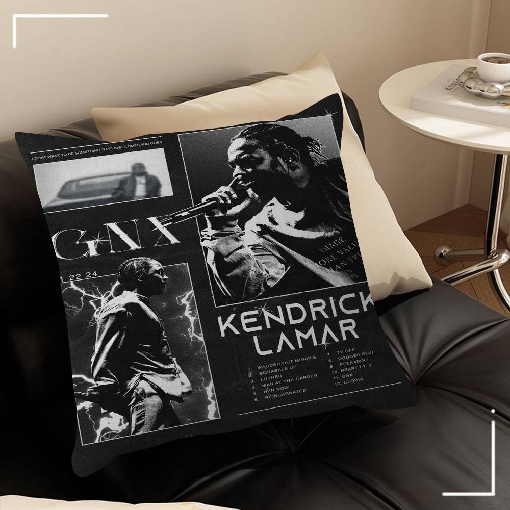 Kendrick Lamar Cushion Cover Inches Farmhouse Decor Home Throw Pillow Covers For Couch Decorations