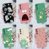 Cute Cases For Samsung Galaxy A31 A50 A51 A71 A52 A12 A13 A14 M54 Little Dinosaur Silicone Camera Protection Phone Bumpers For Galaxy Fundas Cover