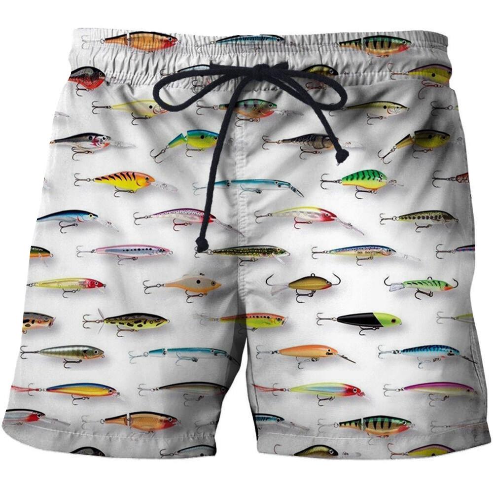 Mens Swimwear Shorts Animal 3d Surfing Board Short Beach Shorts Men Trunk Masculina Swimsuit Sports Pants Brief Loose Shorts