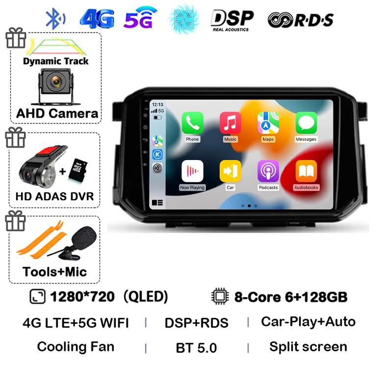 Android 14 Carplay Auto 4G+WIFI для Nissan Terra Xterra 2018 2019 2020-2022 Автомобильный радиоприемник Мультимедиа Видеоплеер GPS 360 Камера DSP