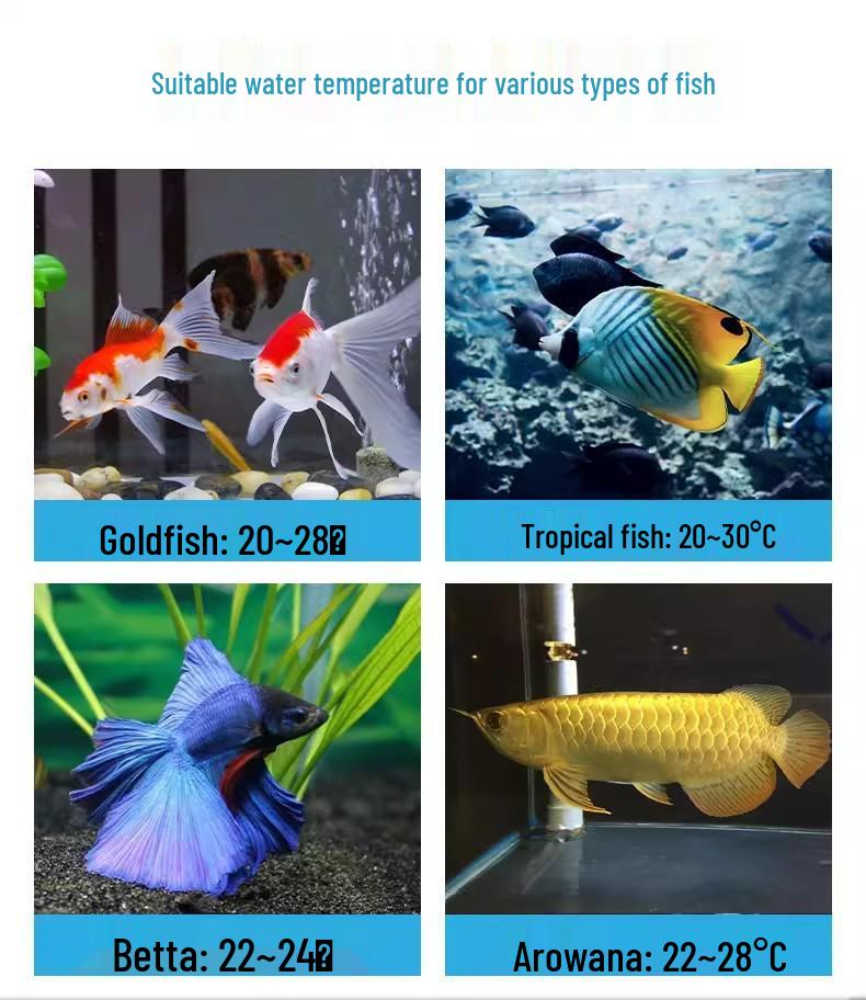 Waterproof Digital Thermometer for Aquariums, Bathtubs, Refrigerators, and Compost with High-Precision Display