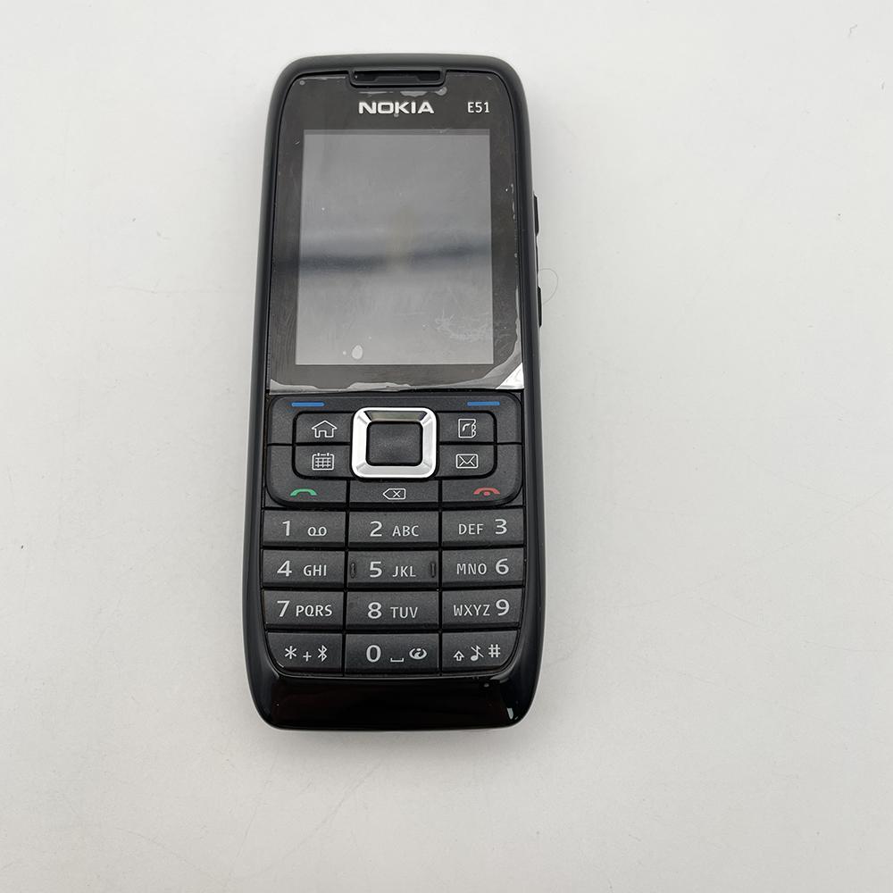 Восстановленный оригинальный мобильный телефон Nokia E51 с 1 SIM-картой