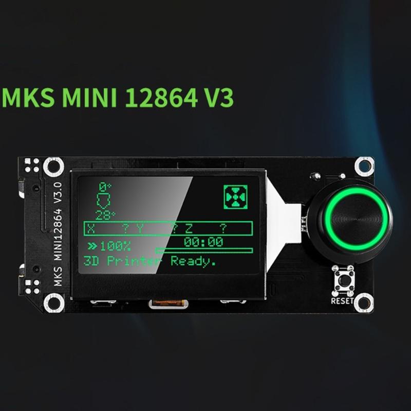 Аксессуары для 3D-принтера MINI12864 3.0 LCD 12864 для ЖК-дисплея Marlin - с держателем для карт