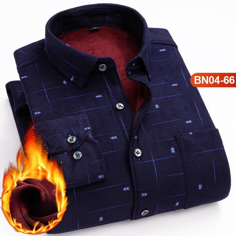 Зимние фланелевые куртки-рубашки на шерпе для мужчин, с длинным рукавом, на пуговицах, из флиса, платья-рубашки, мужские повседневные теплые удобные терморубашки с карманами