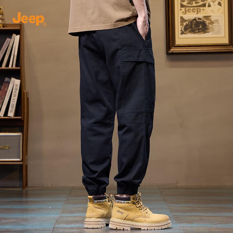 Jeep Мужские весенние уличные брюки-джоггеры карго