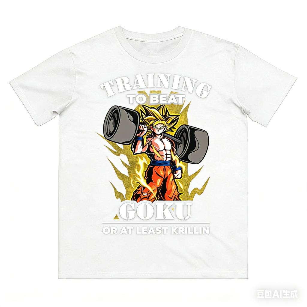 Аниме Dragon Ball Футболка с принтом Goku из 100% хлопка для мужчин и женщин Весна-Лето Новая Коллекция Модная рубашка с коротким рукавом