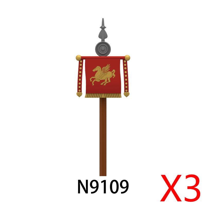 Средневековый Рим Щит Военные Строительные Блоки Фигурка Римского Солдата Воина Рыцаря Лучник Фартук Плащ Аксессуары Кирпичная Игрушка Подарок