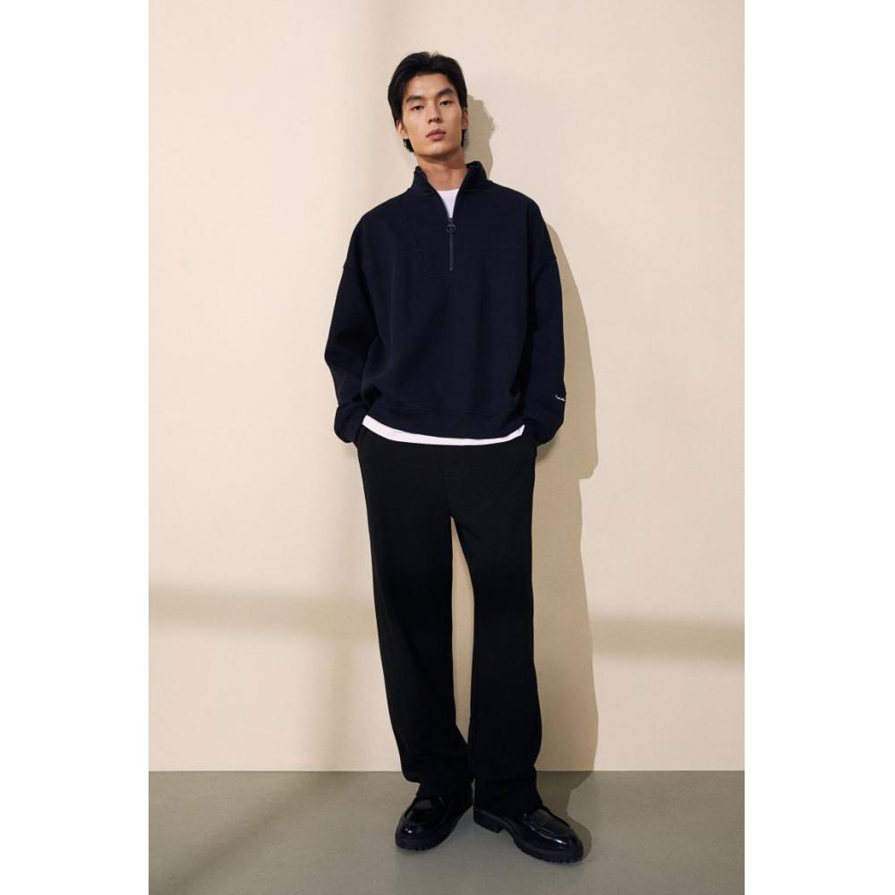 Толстовка HM Loose Fit Zip DetailHirt Dark Blue