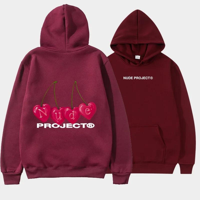 Hoodie Nude Womens Thin Project Brand Sweatshirts Y2k Clo