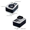 Уличная 4K 24FPS 16MP экшн-камера с двойным IPS-экраном, WiFi, водонепроницаемая, профессиональная спортивная DV-камера с креплением на шлем и пультом дистанционного управления, веб-камера