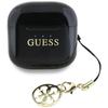 Tws Headphones Guess Glossy Effect        Printed Classic Logo & Charm Black