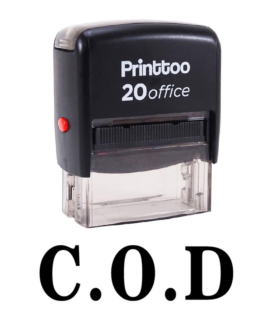 Printtoo Office Stationary COD Self Inking Rubber Stamp Custom Stamp-Black