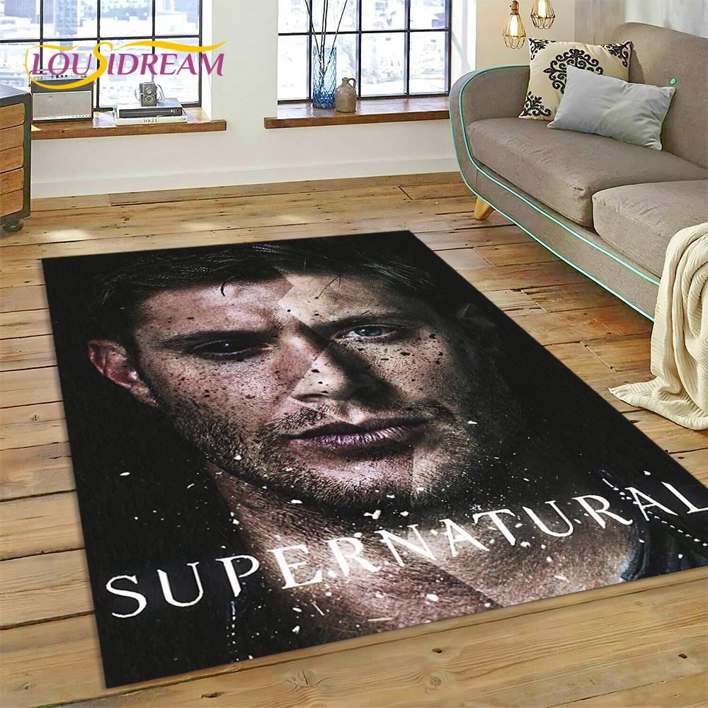 SPN Последний Сверхъестественное Дин Сэм 3D Ковер для Гостиной Спальни Домашний Декор, Нескользящий Коврик для Пола Декорация для Дивана Придверный Коврик