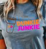Футболка Dunkie Junkie | Футболка с логотипом кофейной чашки, Футболка для любителя кофе