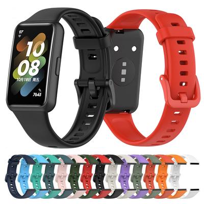 Ремешок для часов Мягкий силиконовый ремешок для Huawei Band 7 Смарт-браслет Браслет
