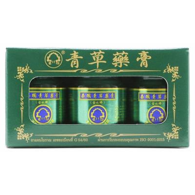 PHOHERB Herbal Wax, Herbal Balm, массажный бальзам, 50 г. х 3 шт. - Сделано в Таиланде