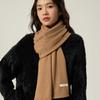Machine Washable 100% Wool Premium Atmosphere Scarf Women'S Season Thickened Warm Neck